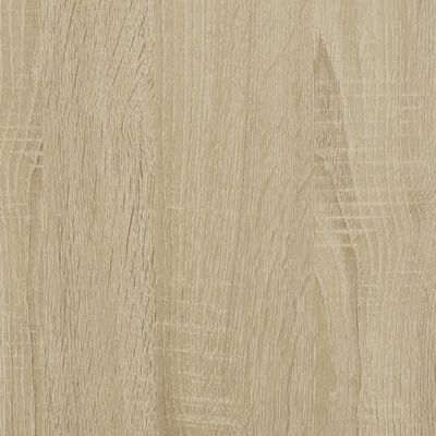 vidaXL Armario de baño madera contrachapada roble Sonoma 30x30x100 cm