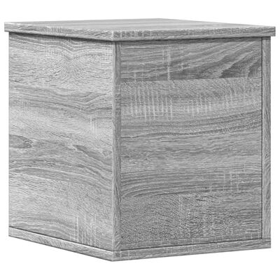 vidaXL Caja de almacenaje madera ingeniería gris Sonoma 30x35x35 cm