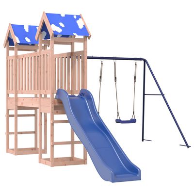 vidaXL Parque infantil de exterior madera maciza Douglas3156935