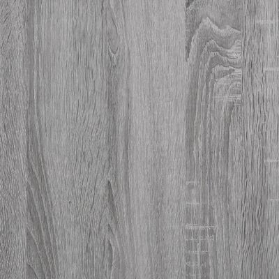 vidaXL Mesitas auxiliares 2 uds madera contrachapada gris Sonoma