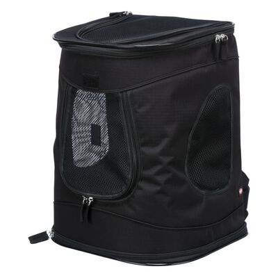 TRIXIE Mochila para perros Timon negro 34x44x30 cm