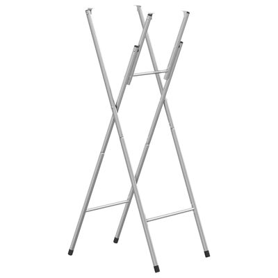 vidaXL Patas de mesa plegables acero galvanizado plata 45x53x108 cm