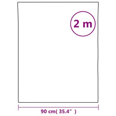 vidaXL Láminas espejo para ventana autoadhesivas 2 uds 90x200 cm PET