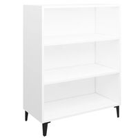 vidaXL Aparador de madera contrachapada blanco 69,5x32,5x90 cm