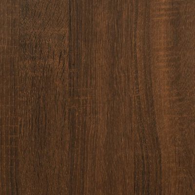 vidaXL Aparador alto madera contrachapada marrón roble 69,5x34x180 cm