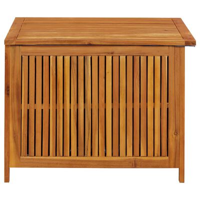 vidaXL Caja de almacenaje de jardín madera maciza acacia 75x75x58 cm