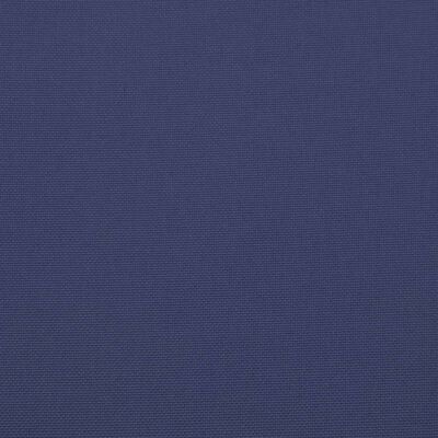 vidaXL Cojines para muebles palets 2 uds tela azul marino 50x50x3 cm