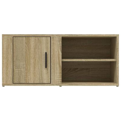 vidaXL Mueble para TV madera contrachapada roble Sonoma 80x31,5x36 cm