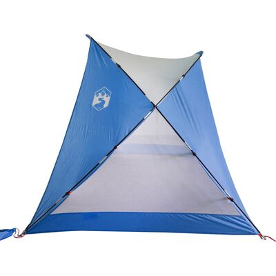 vidaXL Tienda de playa 185T poliéster azul celeste 274x178x170/148 cm