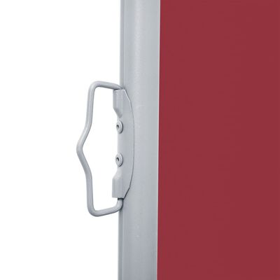 vidaXL Toldo lateral retráctil rojo 140x600 cm