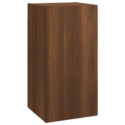 vidaXL Muebles para TV 2 uds madera roble marrón 30,5x30x60 cm