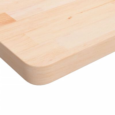 vidaXL Tablero de mesa cuadrada madera de roble sin tratar 80x80x4 cm