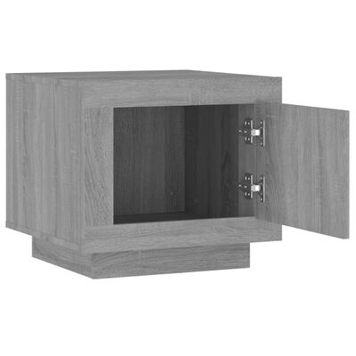 vidaXL Mesa de centro madera de ingeniería gris Sonoma 51x50x45 cm