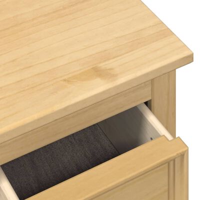 vidaXL Caja de almacenaje Corona madera maciza de pino 90x78x45 cm