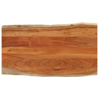 vidaXL Tablero de mesa rectangular borde natural acacia 100x60x2,5 cm
