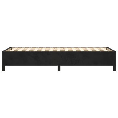 vidaXL Estructura de cama sin colchón terciopelo negro 100x200 cm