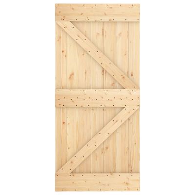 vidaXL Puerta NARVIK madera maciza pino 95x210 cm