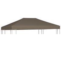 vidaXL Toldo de cenador gris topo 310 g/m² 3x3 m