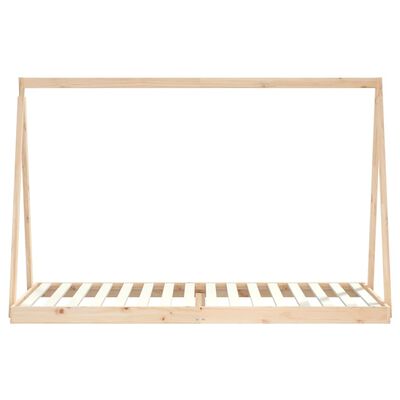 vidaXL Estructura de cama para niños madera maciza de pino 90x200 cm