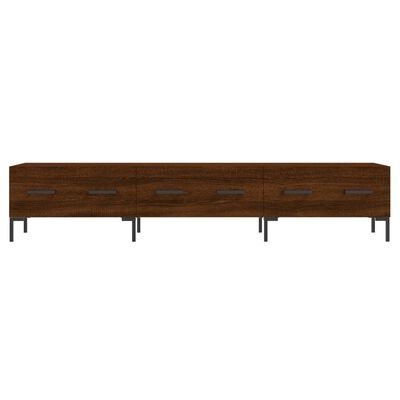 vidaXL Mueble de TV madera de ingeniería roble marrón 150x36x30 cm