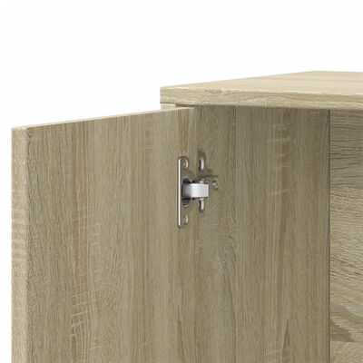 vidaXL Aparador de madera de ingeniería roble Sonoma 60x31x70 cm