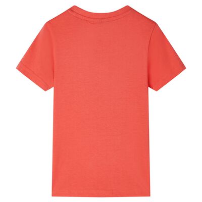 Camiseta infantil rojo claro 128