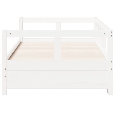 vidaXL Sofá cama sin colchón madera maciza de pino blanco 80x200 cm