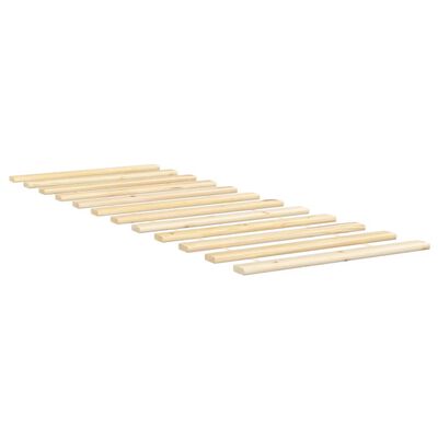 vidaXL Láminas de somier de cama madera maciza de pino 70x200 cm