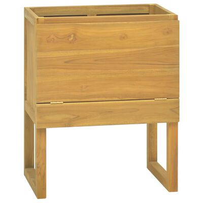 vidaXL Mueble de baño madera maciza de teca 60x40x75 cm