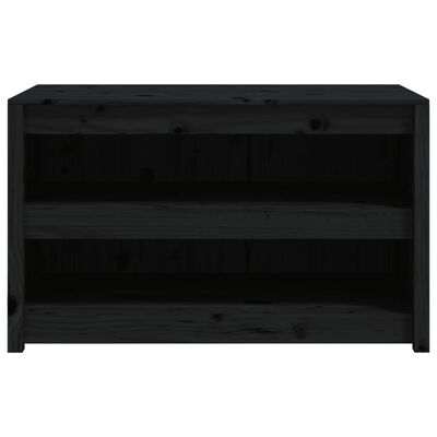 vidaXL Mueble de cocina exterior madera maciza pino negro 106x55x64 cm