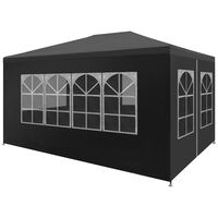 vidaXL Carpa para fiestas gris antracita 3x4 m