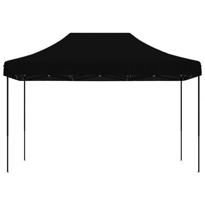 vidaXL Tienda de fiesta plegable Pop-Up negra 410x279x315 cm