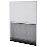 vidaXL Mosquitera plisada para ventanas contra el sol aluminio 60x80cm