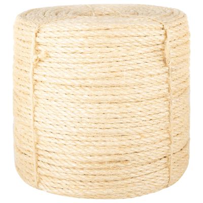 vidaXL Cuerda 100% sisal 6 mm 50 m