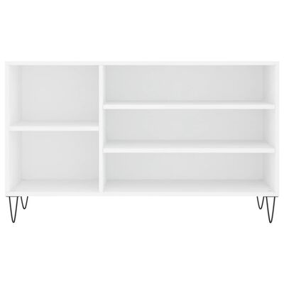 vidaXL Mueble zapatero madera contrachapada blanco 102x36x60 cm