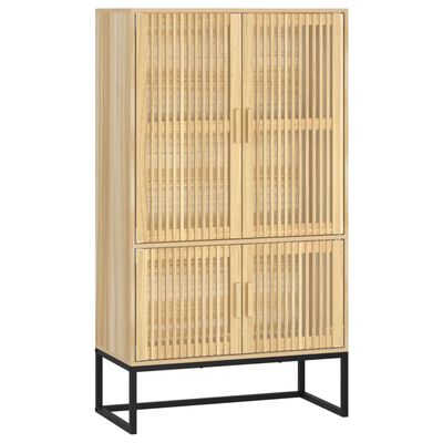 vidaXL Aparador alto madera contrachapada 70x35x125 cm