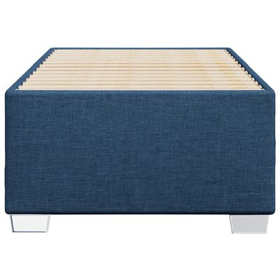 vidaXL Estructura de cama sin colchón tela azul 90x190 cm