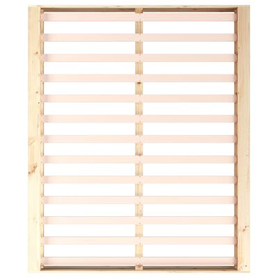 vidaXL Estructura de cama de madera maciza 140x200 cm