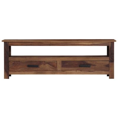 vidaXL Mueble de TV de madera maciza 118x30x40 cm