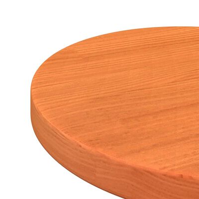 vidaXL Tablero de mesa redondo madera maciza de pino marrón Ø30x2,5 cm