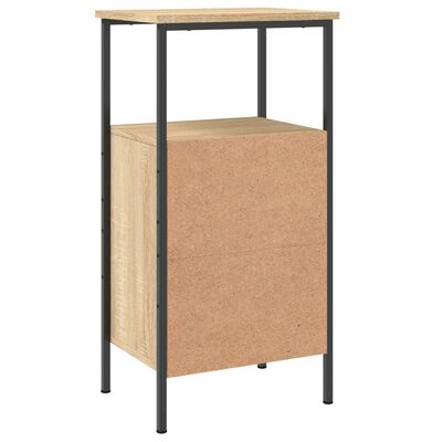 vidaXL Mesita de noche madera de ingeniería roble Sonoma 41x31x80 cm