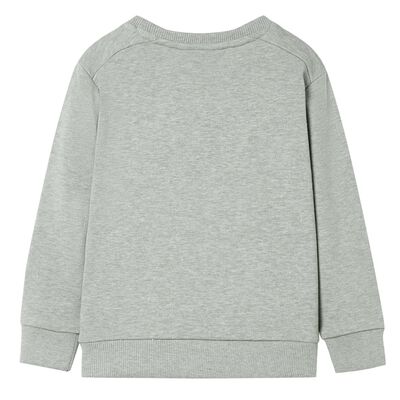 Sudadera infantil caqui claro mélange 92