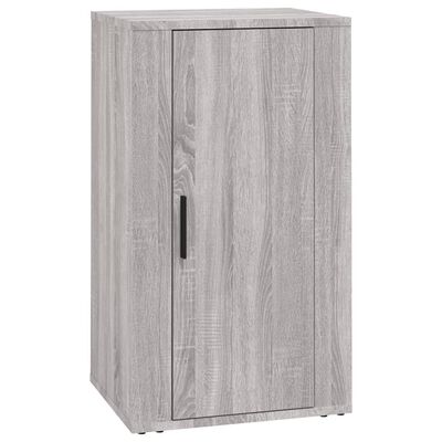 vidaXL Aparador de madera contrachapada gris Sonoma 40x33x70 cm