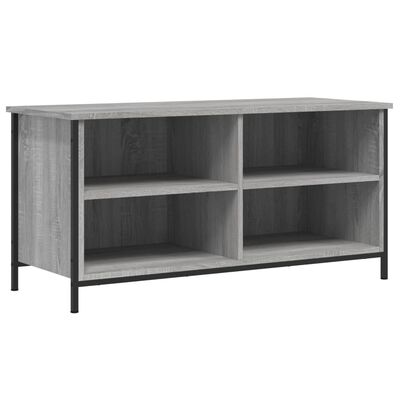 vidaXL Mueble de TV madera contrachapada gris Sonoma 100x40x50 cm