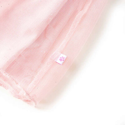 Falda infantil con tul rosa claro 140