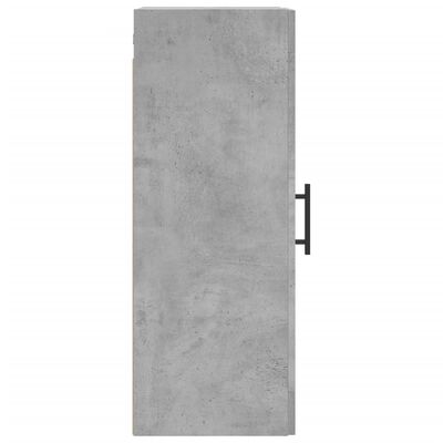 vidaXL Armario de pared gris hormigón 34,5x34x90 cm