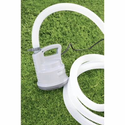 Bestway Bomba de desagüe para piscina blanca