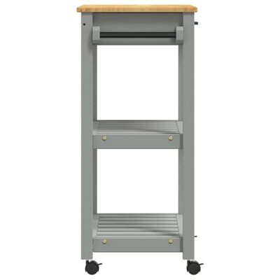 vidaXL Carrito de cocina MONZA madera maciza de pino 60x40x90 cm