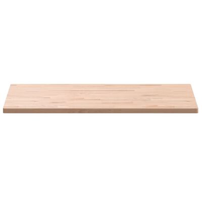 vidaXL Encimera de baño madera maciza de haya 100x60x2,5 cm