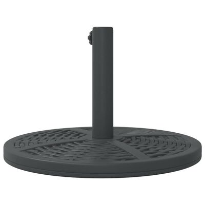 vidaXL Base de sombrilla semicircular para palos de Ø38/48 mm 12 kg